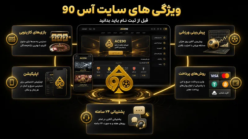 ویژگی های سایت آس 90 که قبل از ثبت نام باید بدانید