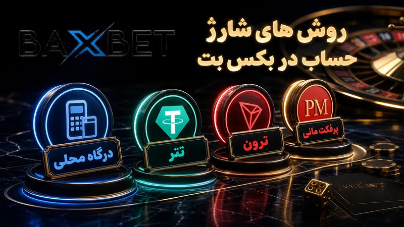 روش های شارژ حساب در بکس بت