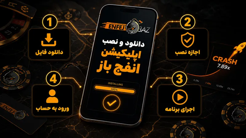 دانلود و نصب اپلیکیشن انفج باز