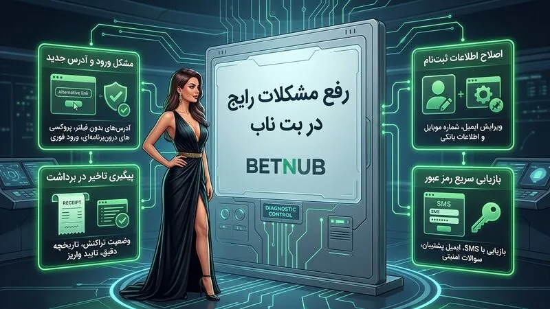 مشکلات رایج کاربران سایت betnub و راه حل آن ها
