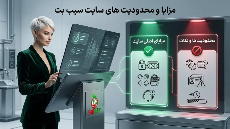 مزایا و محدودیت های سایت sibbet